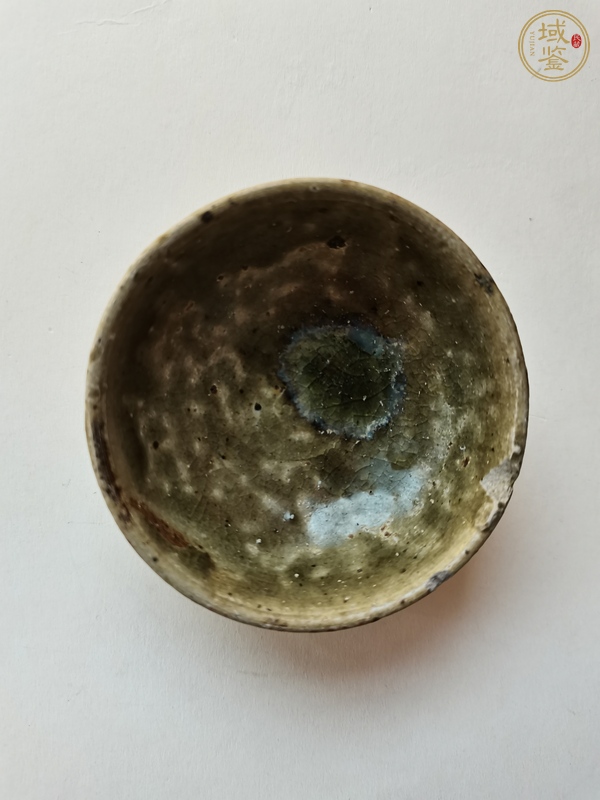 古玩陶瓷婺州窯青釉杯真品鑒賞圖
