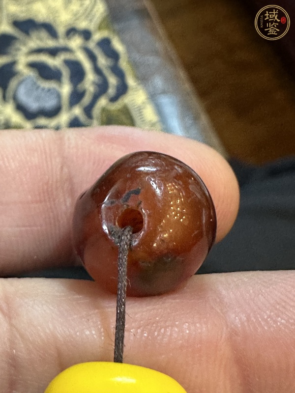 古玩玉器瑪瑙珠真品鑒賞圖