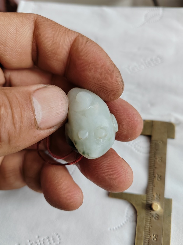古玩玉器晚清民國時期和田玉金蟾拍賣，當前價格699元