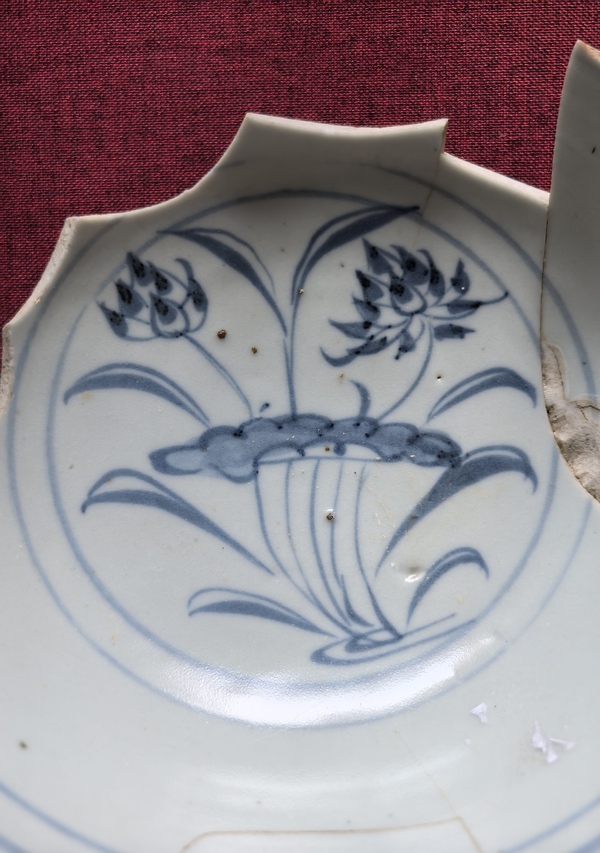 古玩陶瓷元青花碗標(biāo)本拍賣,當(dāng)前價(jià)格10888元