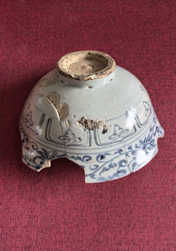 古玩陶瓷元青花碗標(biāo)本拍賣,當(dāng)前價(jià)格10888元