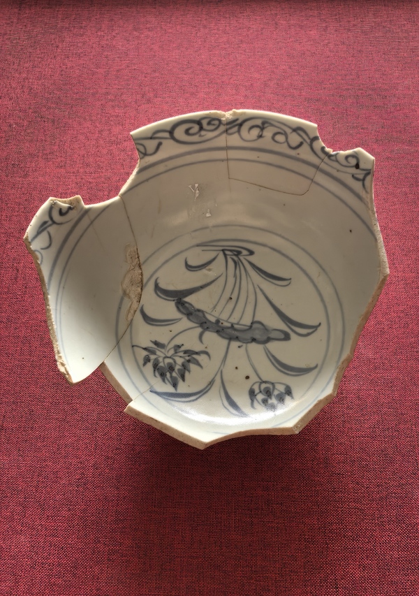 古玩陶瓷元青花碗標(biāo)本拍賣,當(dāng)前價(jià)格10888元