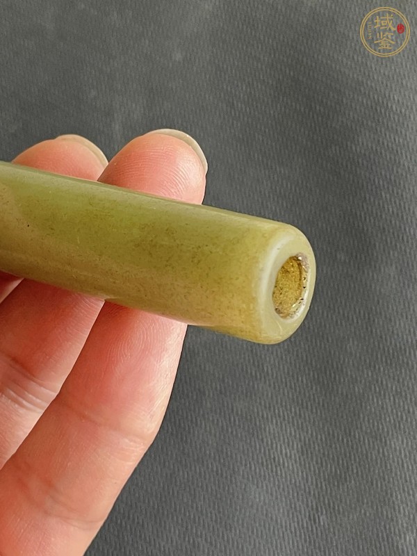 古玩玉器老料器煙嘴真品鑒賞圖