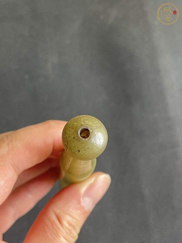 古玩老料器煙嘴真品鑒賞圖