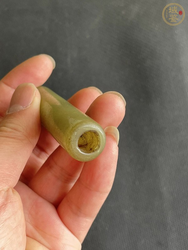 古玩玉器老料器煙嘴真品鑒賞圖