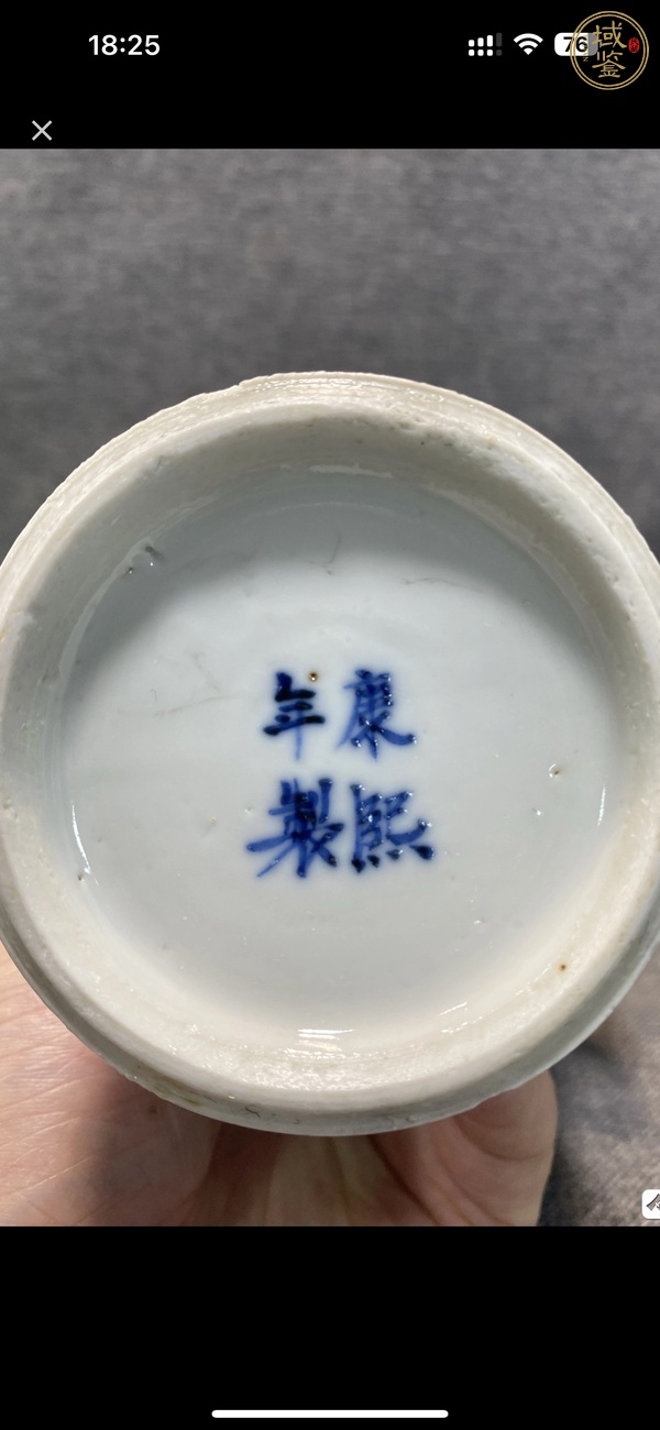 古玩陶瓷青花鳳傳花卉紋梅瓶真品鑒賞圖