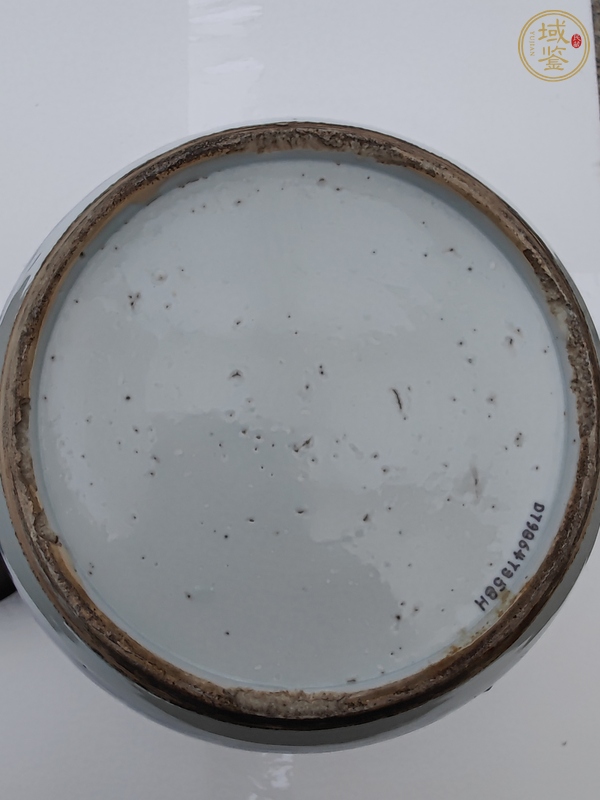 古玩陶瓷壽字紋青花罐真品鑒賞圖