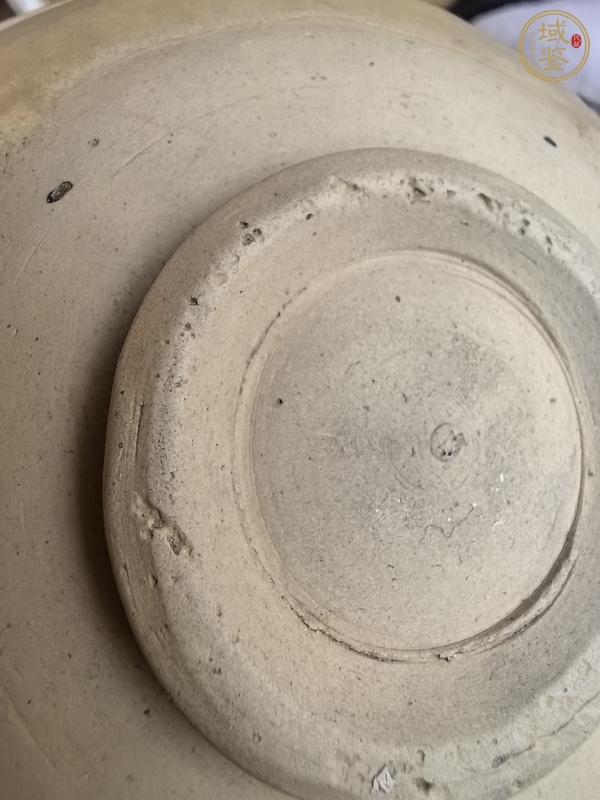 古玩陶瓷長沙窯釉下彩繪花卉紋碗，注意品相真品鑒賞圖