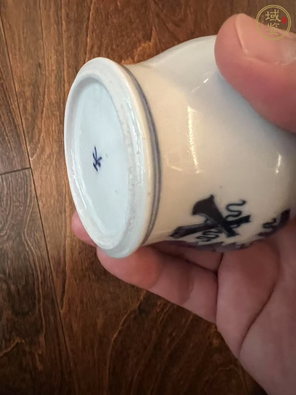 古玩陶瓷青花天字罐真品鑒賞圖