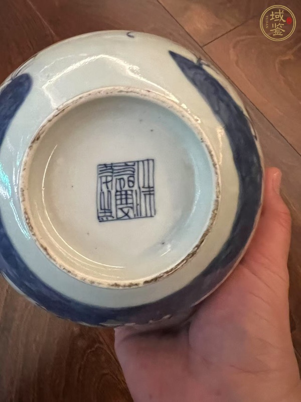 古玩青花釉里紅碗真品鑒賞圖