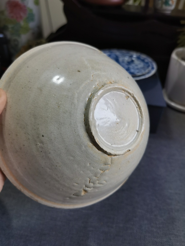 古玩陶瓷南宋青白釉雙魚碗拍賣，當前價格260元