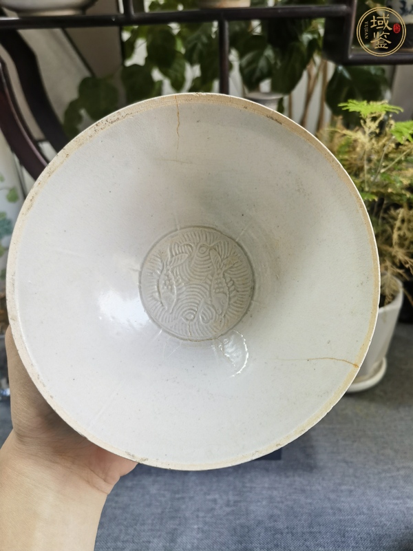 古玩陶瓷青白釉雙魚碗真品鑒賞圖