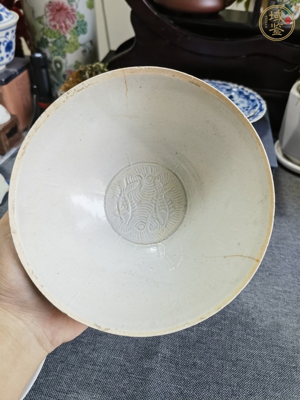 古玩陶瓷青白釉雙魚碗真品鑒賞圖