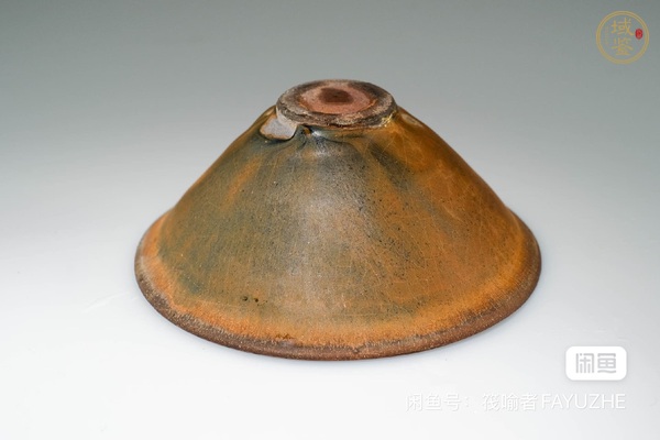 古玩陶瓷宋代建窯系斗笠盞真品鑒賞圖