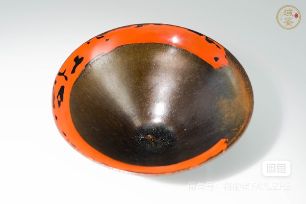 古玩陶瓷宋代建窯系斗笠盞真品鑒賞圖