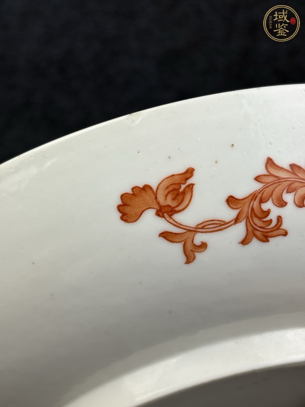 古玩陶瓷粉彩人物故事紋賞盤真品鑒賞圖