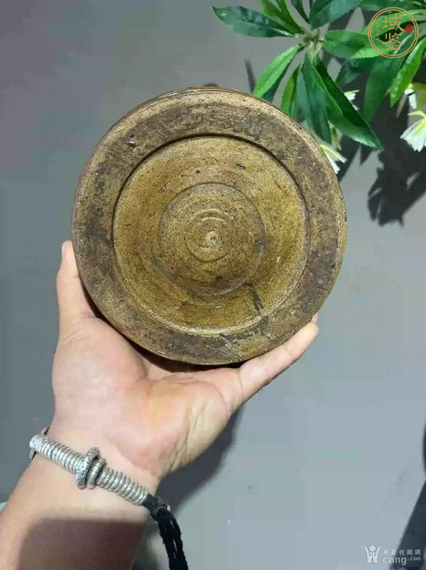 古玩陶瓷磁州窯詩文玉壺春瓶真品鑒賞圖
