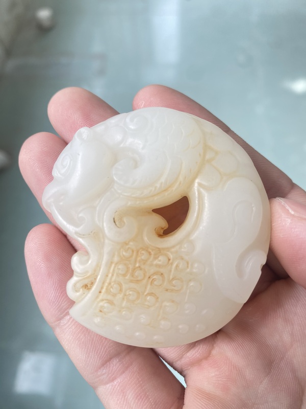 古玩轉賣提油仿古“龍鳳復合佩”拍賣，當前價格26000元