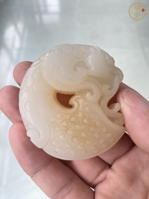 古玩玉器提油仿古“龍鳳復(fù)合佩”真品鑒賞圖