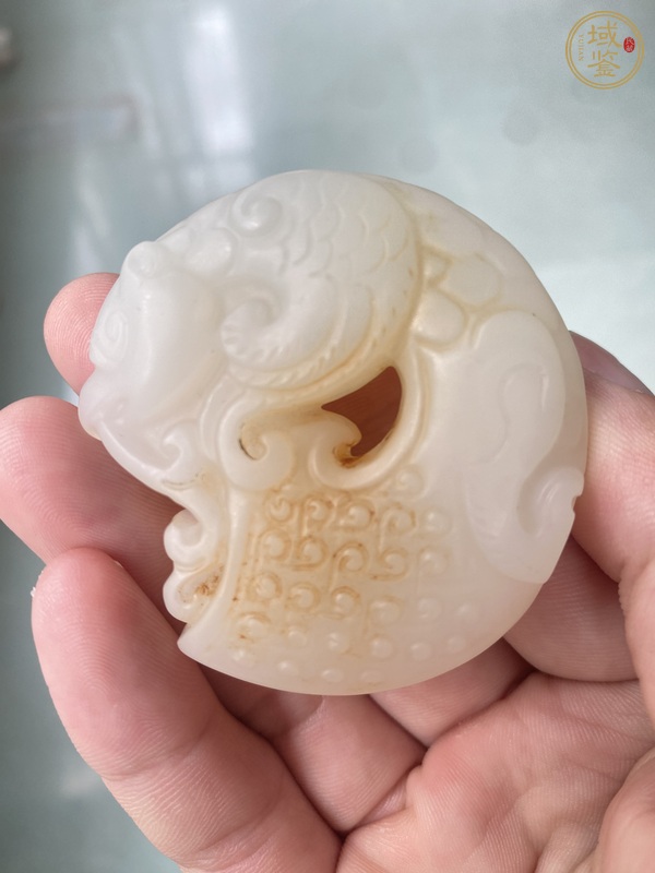 古玩玉器提油仿古“龍鳳復(fù)合佩”真品鑒賞圖