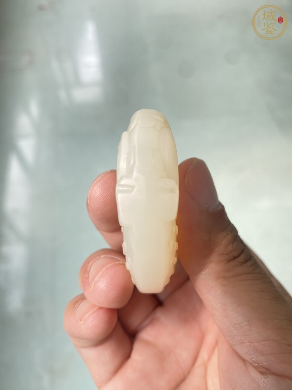 古玩玉器提油仿古“龍鳳復(fù)合佩”真品鑒賞圖