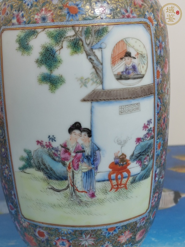 古玩陶瓷棒槌瓶真品鑒賞圖