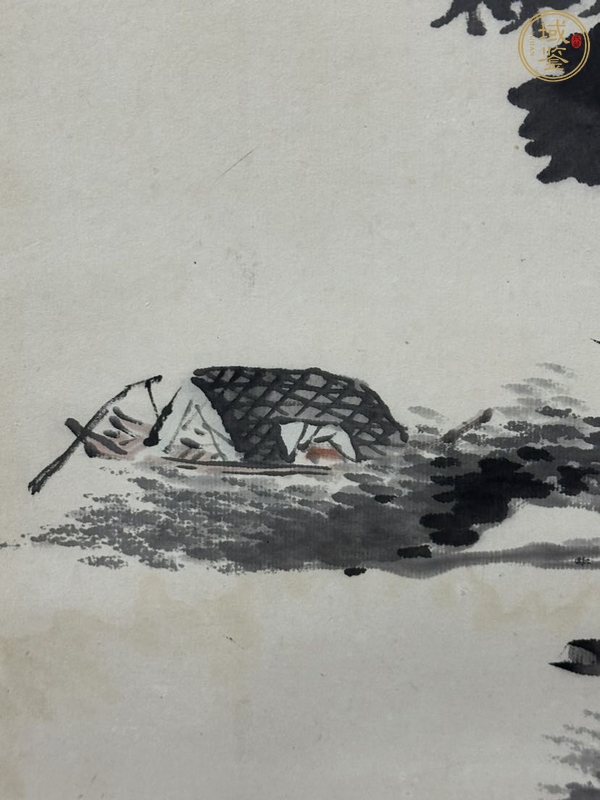 古玩字畫清末民初《云山雨后》真品鑒賞圖