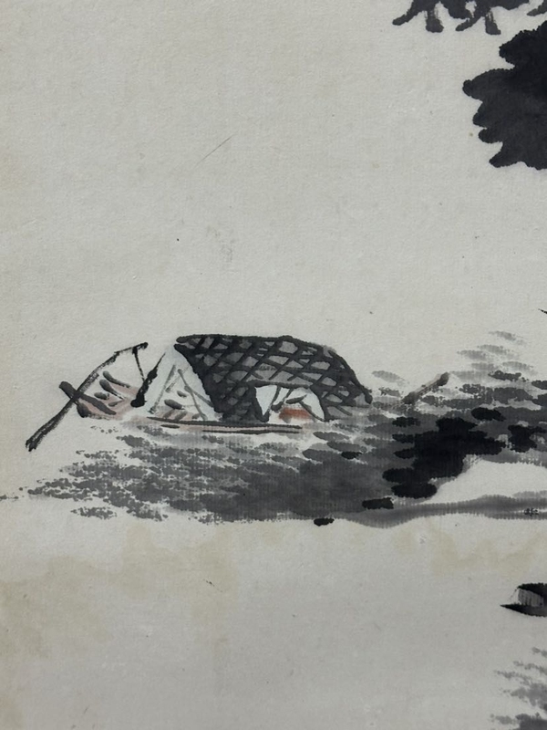 古玩字畫清末民初《云山雨后》拍賣，當前價格160元