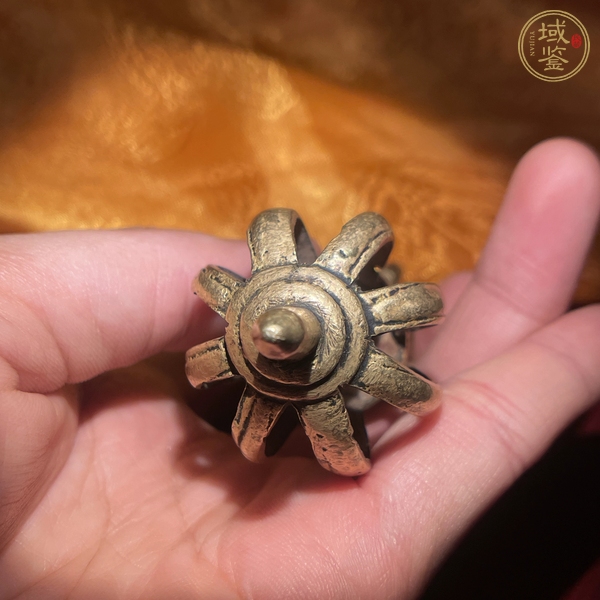 古玩銅器金剛杵真品鑒賞圖