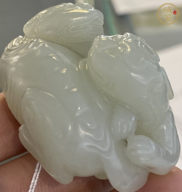 古玩和田玉獸真品鑒賞圖