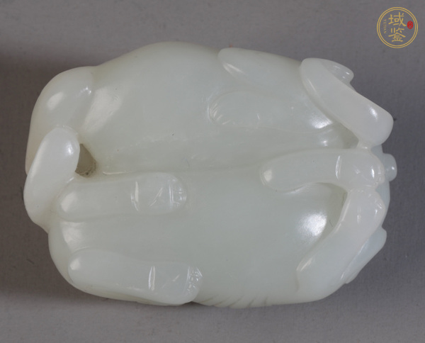 古玩玉器和田玉獸真品鑒賞圖