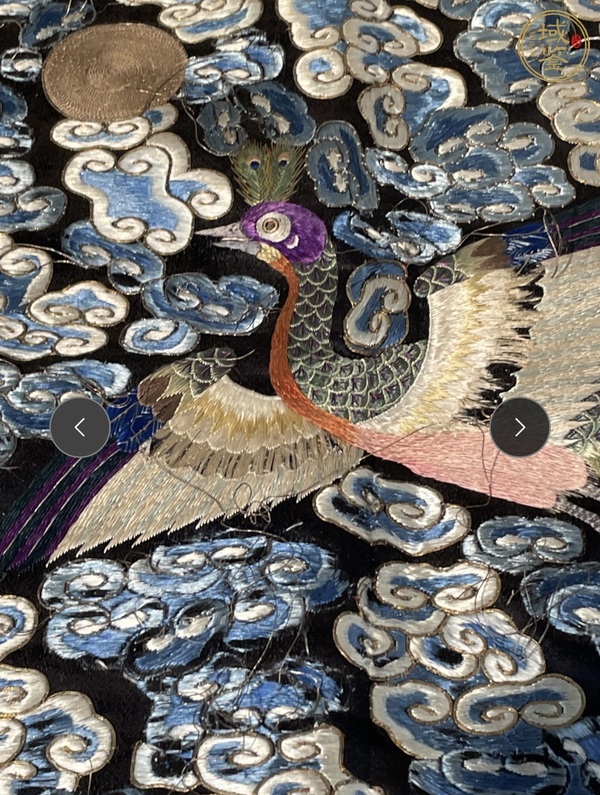 古玩刺繡官補(bǔ)真品鑒賞圖