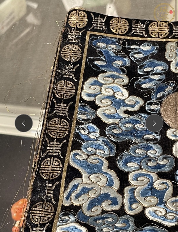 古玩雜項刺繡官補真品鑒賞圖