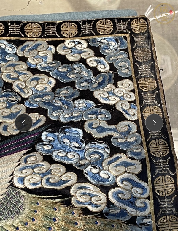 古玩雜項刺繡官補真品鑒賞圖