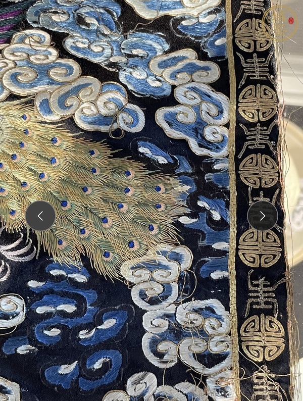 古玩雜項刺繡官補真品鑒賞圖