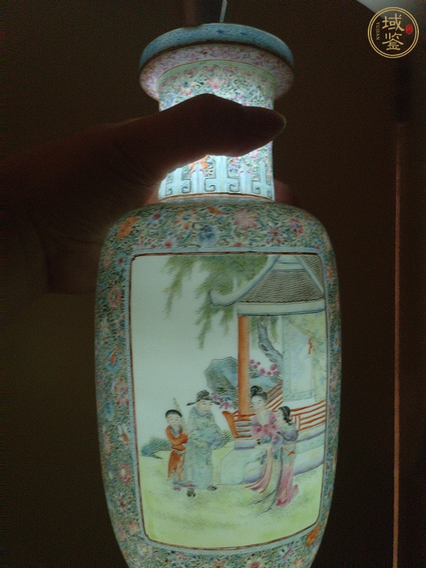 古玩陶瓷棒槌瓶真品鑒賞圖