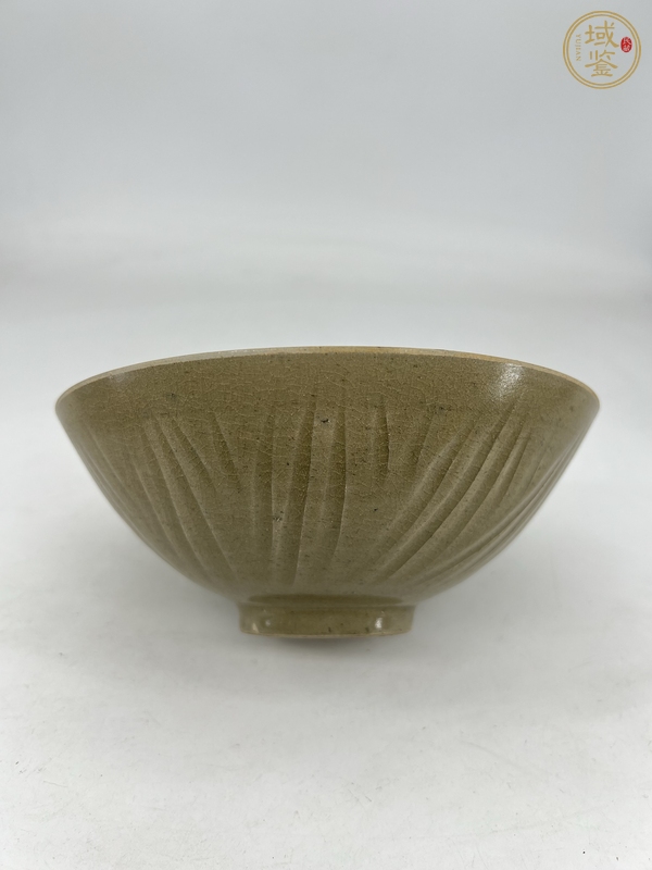 古玩陶瓷宋代 珠光青瓷斗笠盞真品鑒賞圖