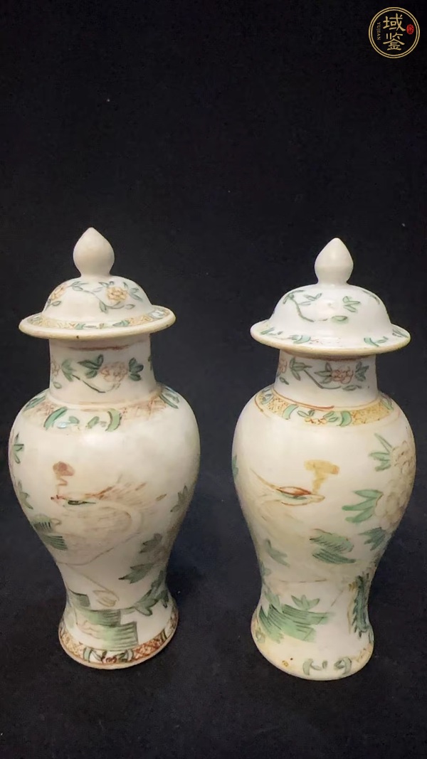 古玩鳳紋雞腿蓋瓶真品鑒賞圖
