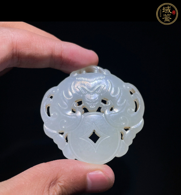 古玩玉器和田玉雕“福在眼前”佩真品鑒賞圖