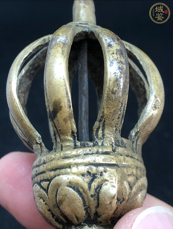 古玩銅器金剛杵真品鑒賞圖
