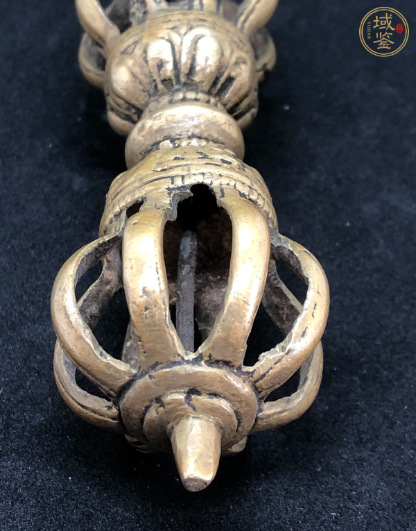 古玩銅器金剛杵真品鑒賞圖