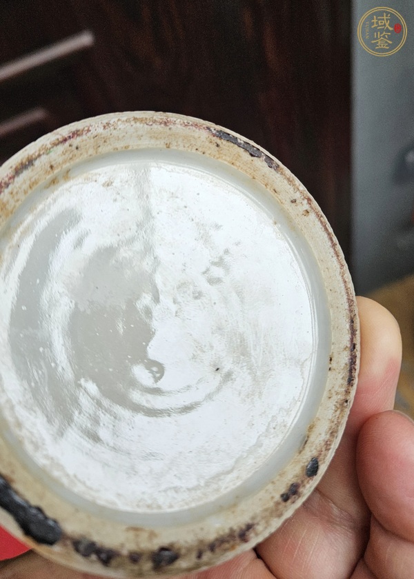 古玩陶瓷廣彩人物故事蓋瓶真品鑒賞圖