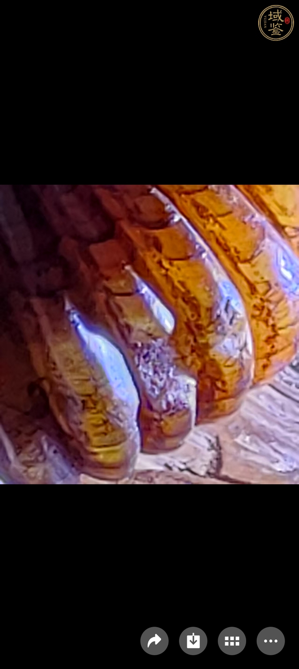 古玩雜項(xiàng)角雕南瓜掛件真品鑒賞圖