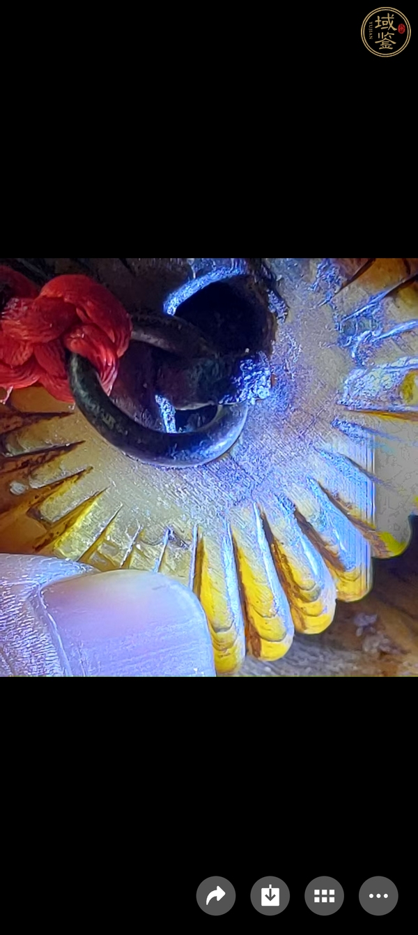 古玩雜項(xiàng)角雕南瓜掛件真品鑒賞圖