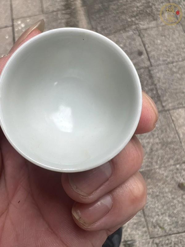 古玩陶瓷青花龍紋高足杯真品鑒賞圖