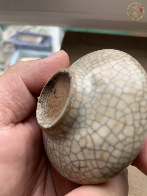 古玩陶瓷哥窯香爐真品鑒賞圖