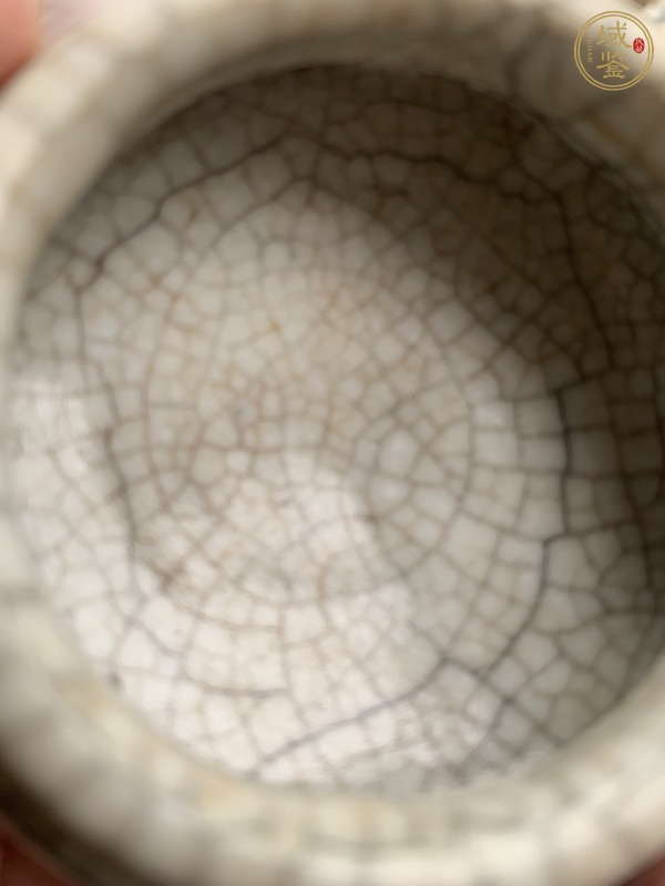 古玩陶瓷哥窯香爐真品鑒賞圖
