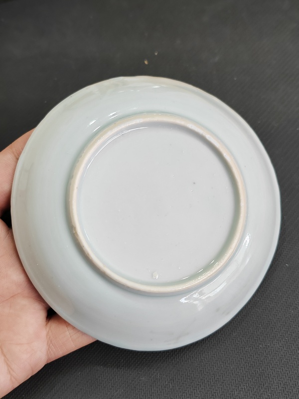 古玩陶瓷康熙青花盤拍賣,當前價格1100元