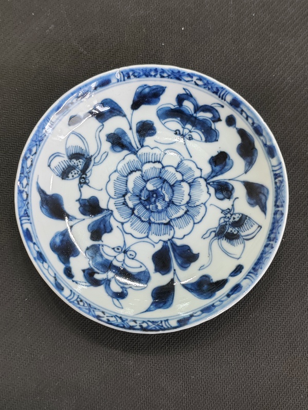 古玩陶瓷康熙青花盤拍賣,當前價格1100元