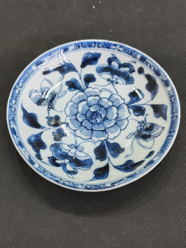 古玩陶瓷康熙青花盤拍賣,當前價格1100元